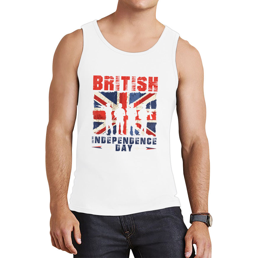 British Independence Day UK Flag 1st Of May Independence Day British Country Love Patriotism Great Britain Tank Top