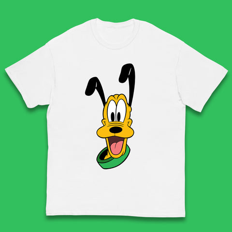 Disney Pluto Mickey Mouse's Pet Dog Cartoon Character Disney World Disneyland Trip Kids T Shirt