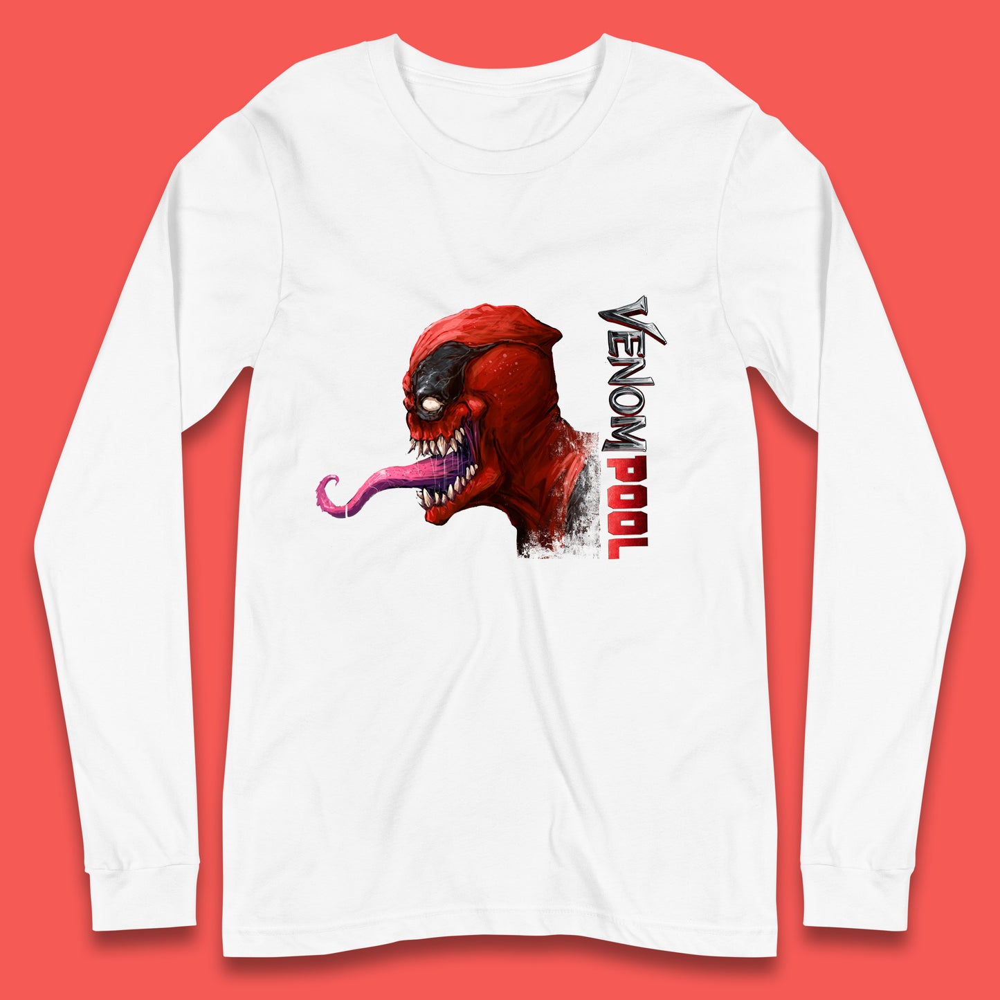 Venompool Marvel Contest Of Champion Venom-Pool Marvel Comics Superhero Deadpool Marvel Universe Character Long Sleeve T Shirt