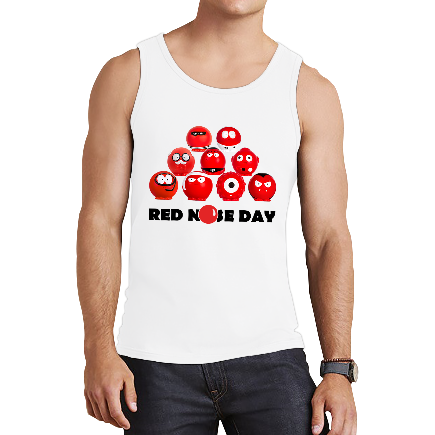 Red Nose Day Comic Relief Noses Tank Top