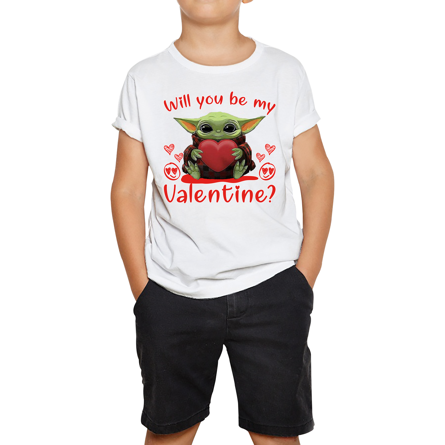 Baby Yoda Will You Be My Valentine T Shirt