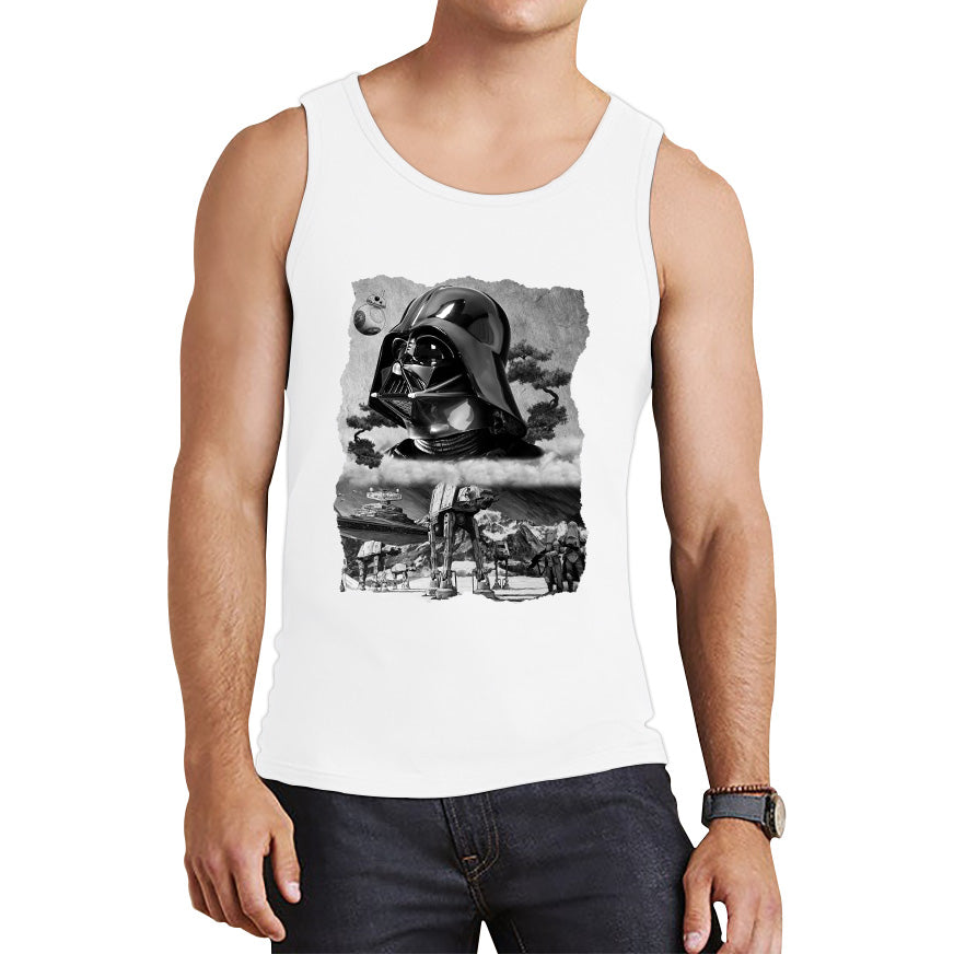 The Force Is Strong With This One Vintage Poster Graphic Movie Series Tank Top