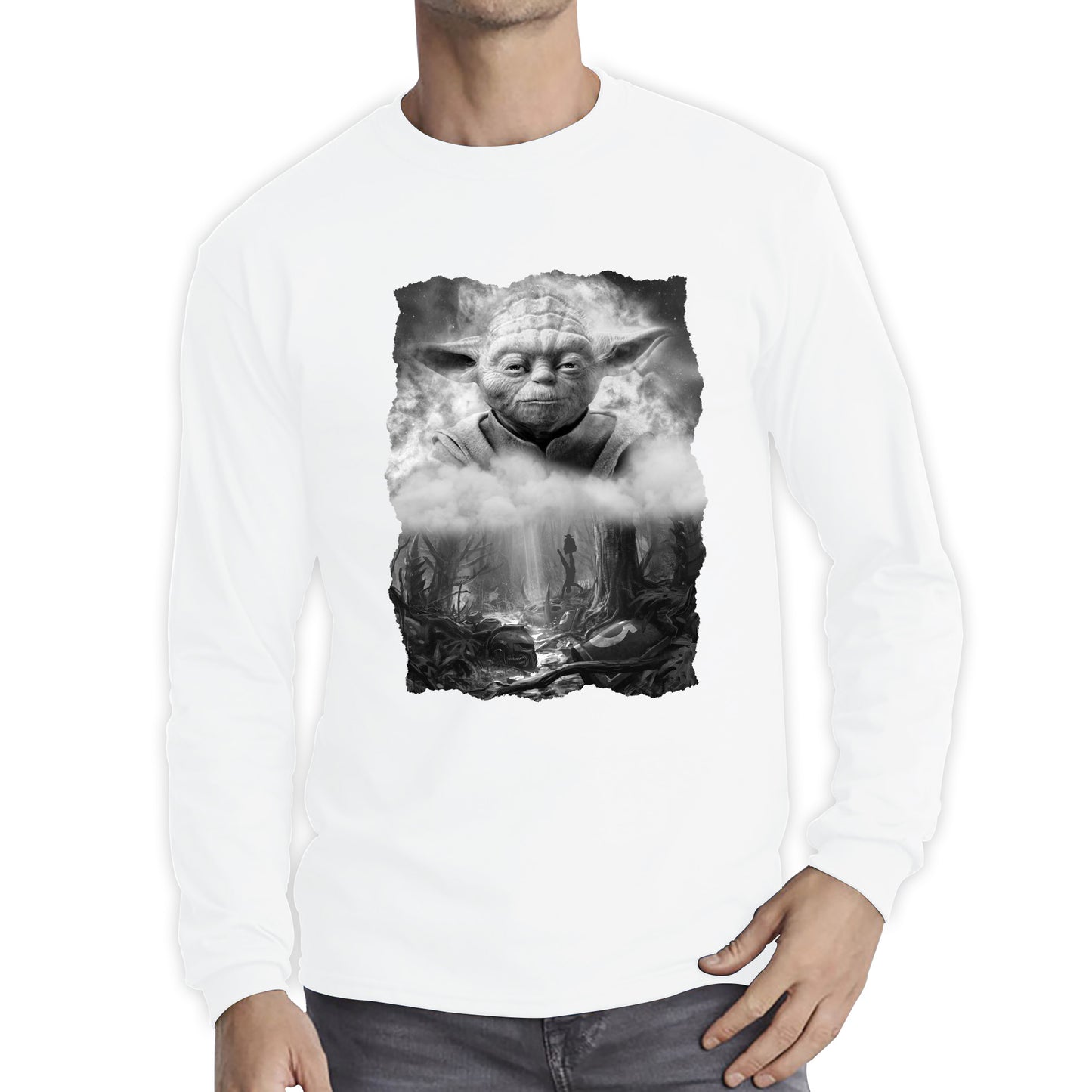 Anger Fear Aggression The Dark Side Are They Vintage Poster Graphic Movie Series Long Sleeve T Shirt