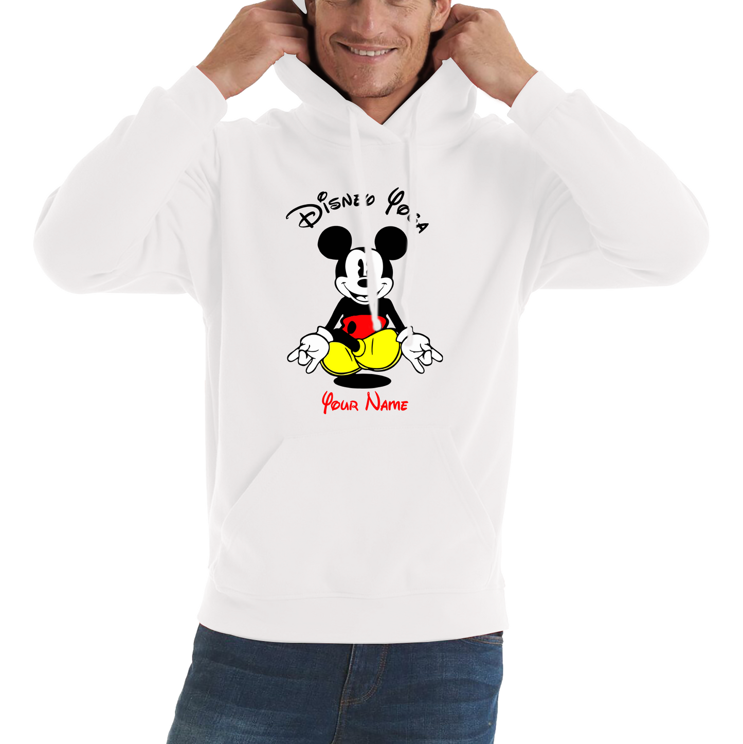 Personalised Disney Mickey Mouse Yoga Hoodie
