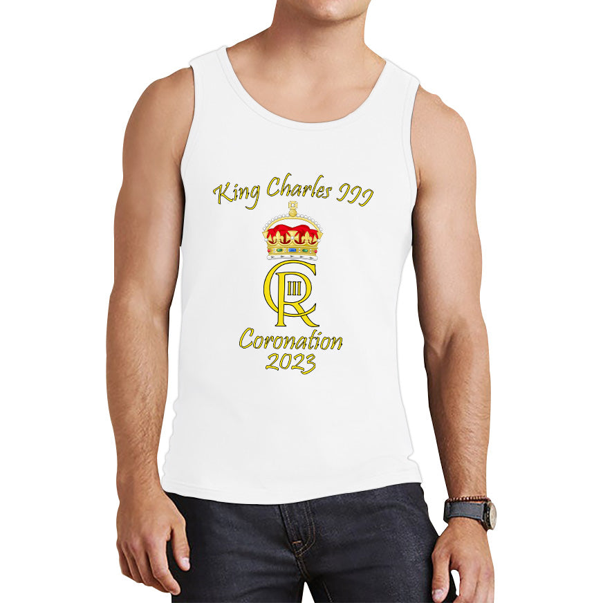 King Charles III Coronation 2023 Royal Crown Royal Cypher God Save The King Union Jack Tank Top