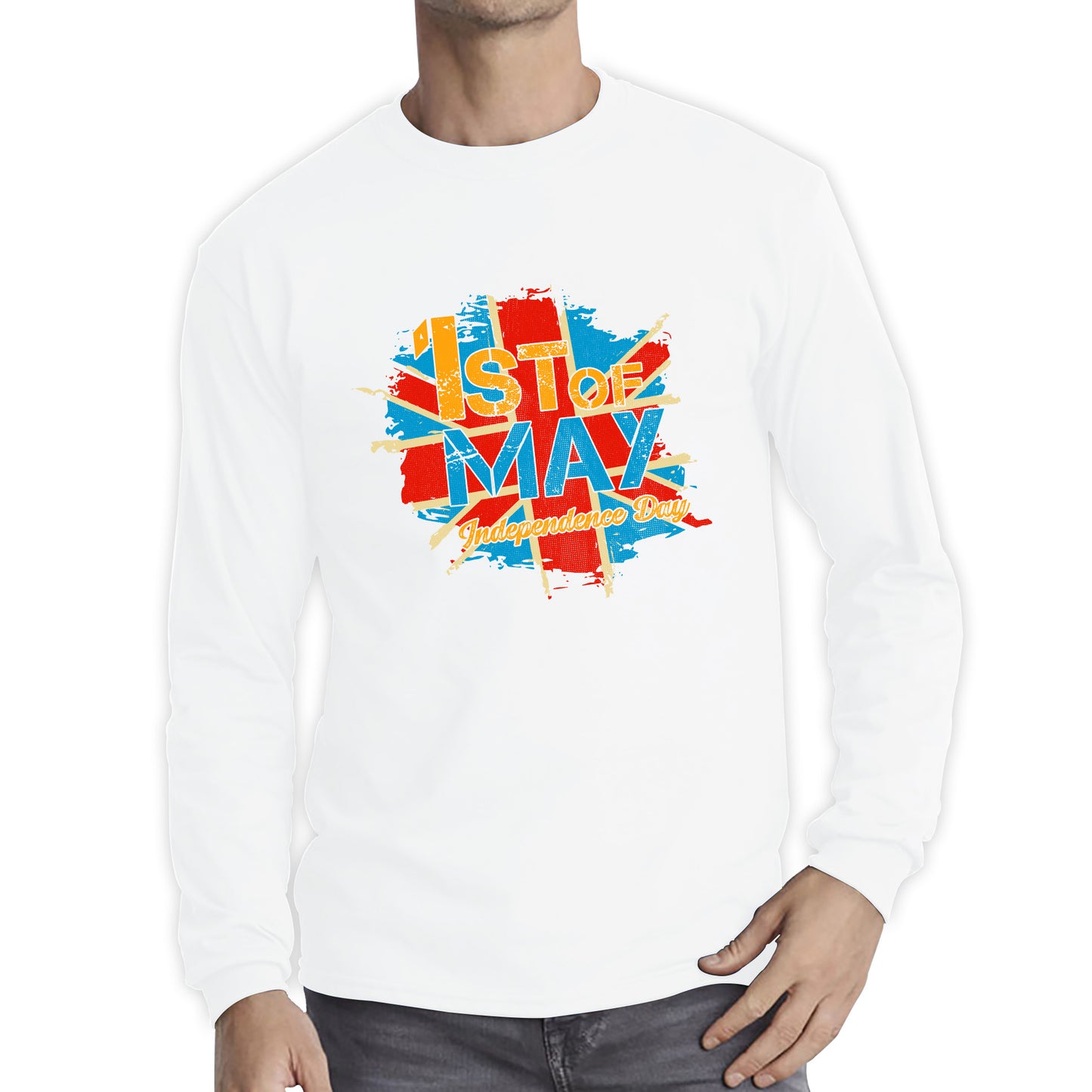 Great Britain Union Jack Long Sleeve T Shirt