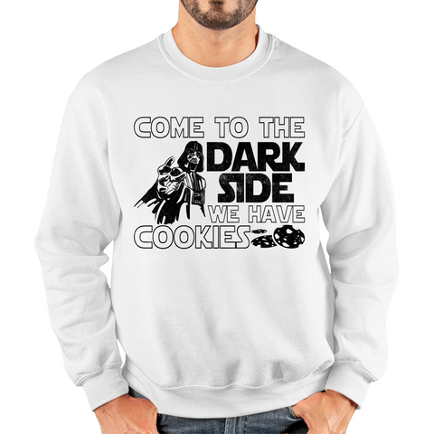 Come To The Dark Side We Have Cookies Disney Star Wars Quote Darth Vader Galaxy's Edge Unisex Sweatshirt