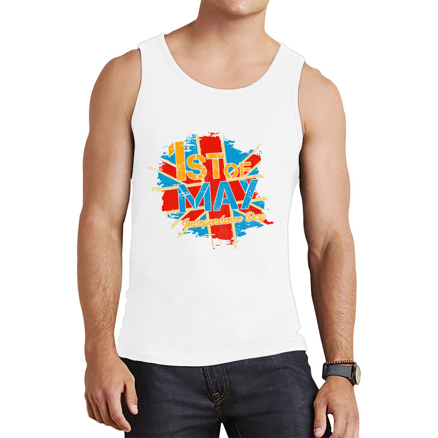 1st Of May Independence Day British Flag UK Independence Day Country Love Patriotism Great Britain Union Jack Tank Top