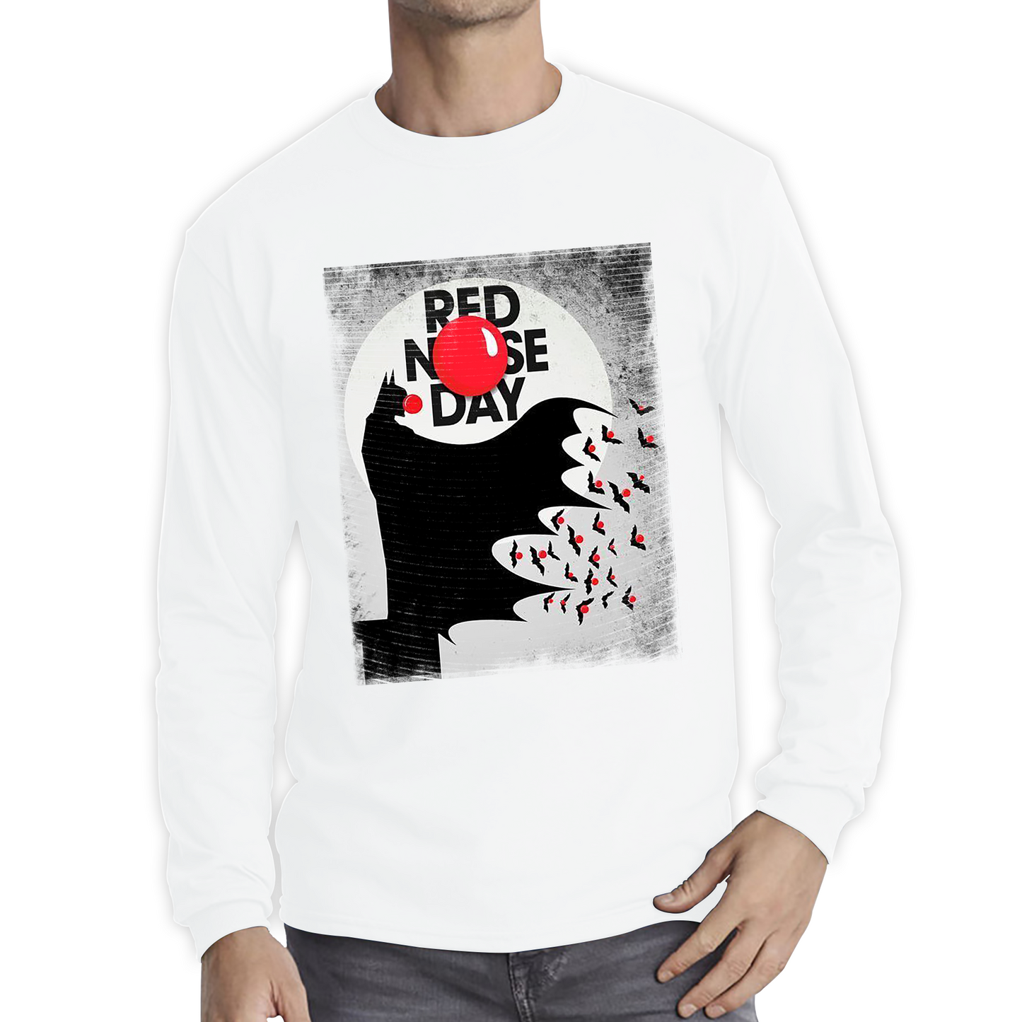Batman Red Nose Day T Shirt