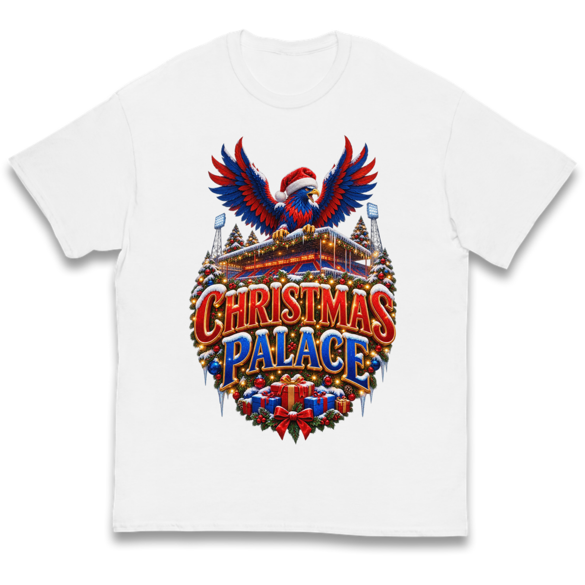 Crystal Palace Football Christmas Kids T-Shirt
