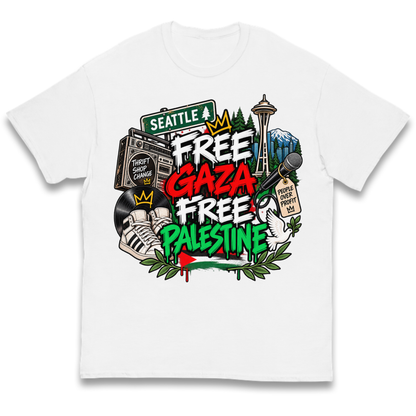 Macklemore Ed Sheeran Tour Palestine Kids T-Shirt
