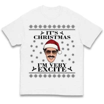 I Very Excite Christmas Kids T-Shirt