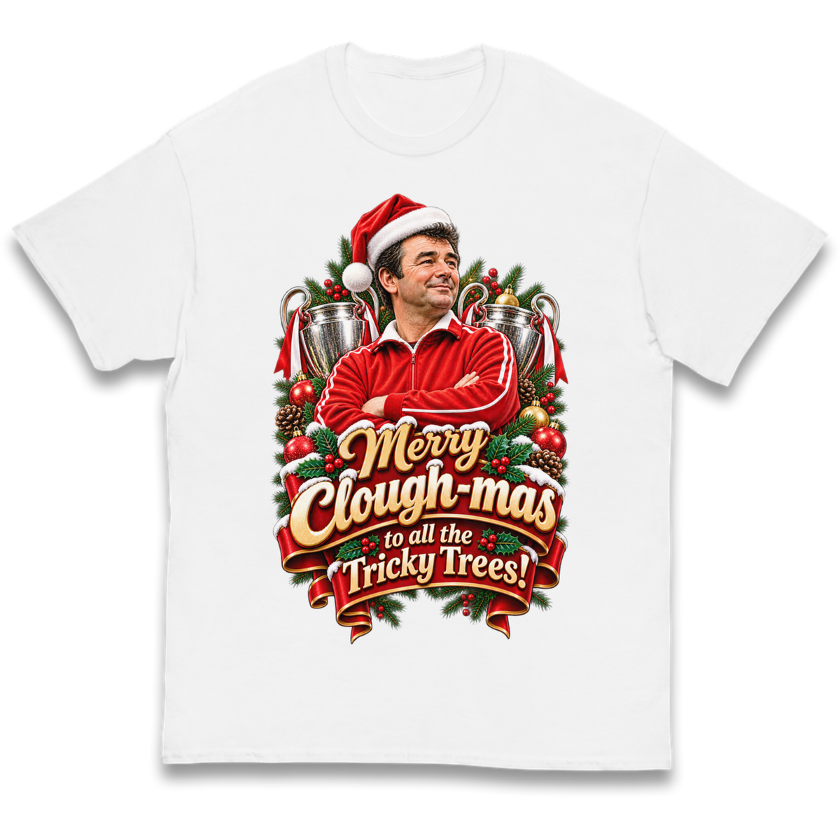Nottm Forest Football Christmas Kids T-Shirt