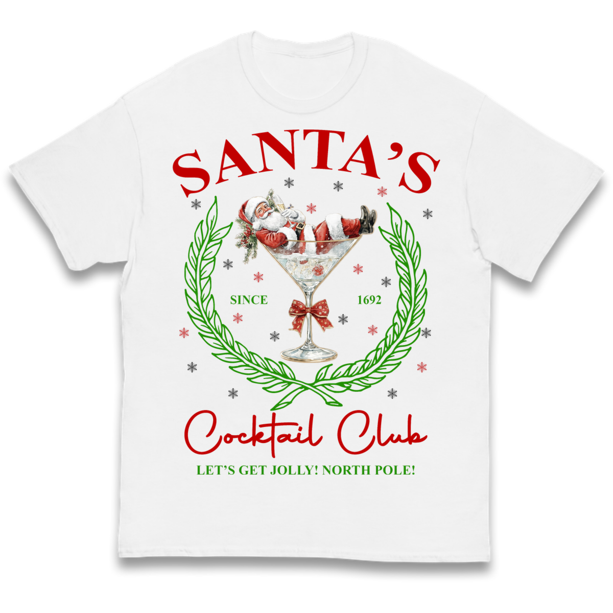 Cocktail Lover Christmas Kids T-Shirt