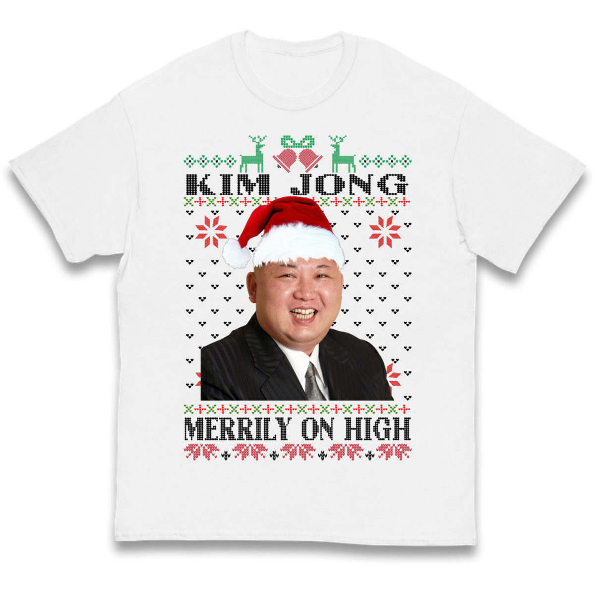 Kim Jong Christmas Kids T-Shirt