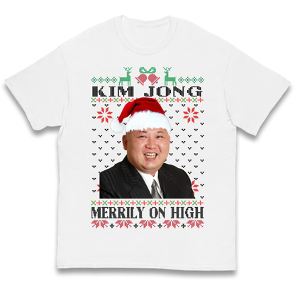 Kim Jong Christmas Kids T-Shirt