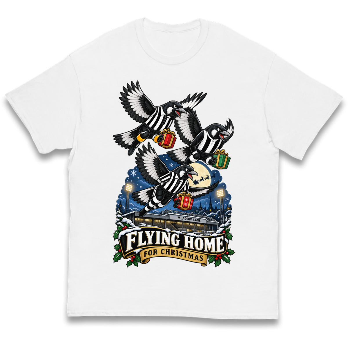 Notts County FC Christmas Kids T-Shirt