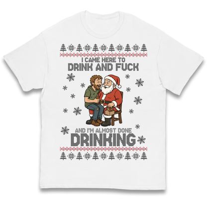 Rude Santa Graphic Kids T-Shirt