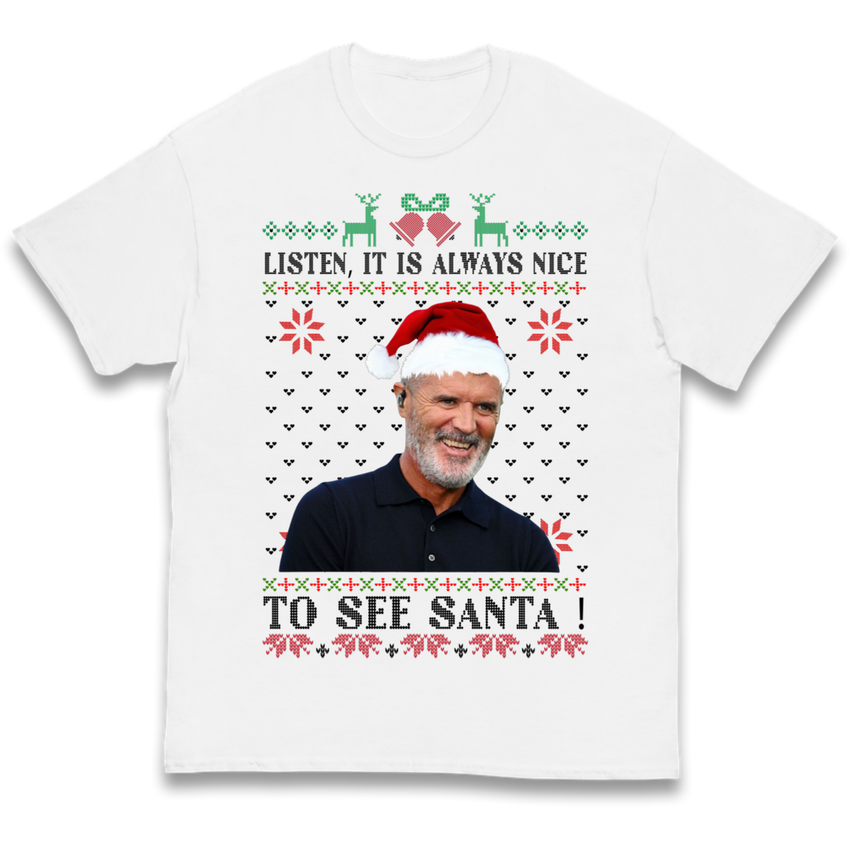 Roy Keane Christmas Kids T-Shirt