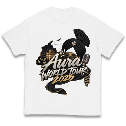 Diljit Dosanjh Aura World Tour 2026 Kids T-Shirt