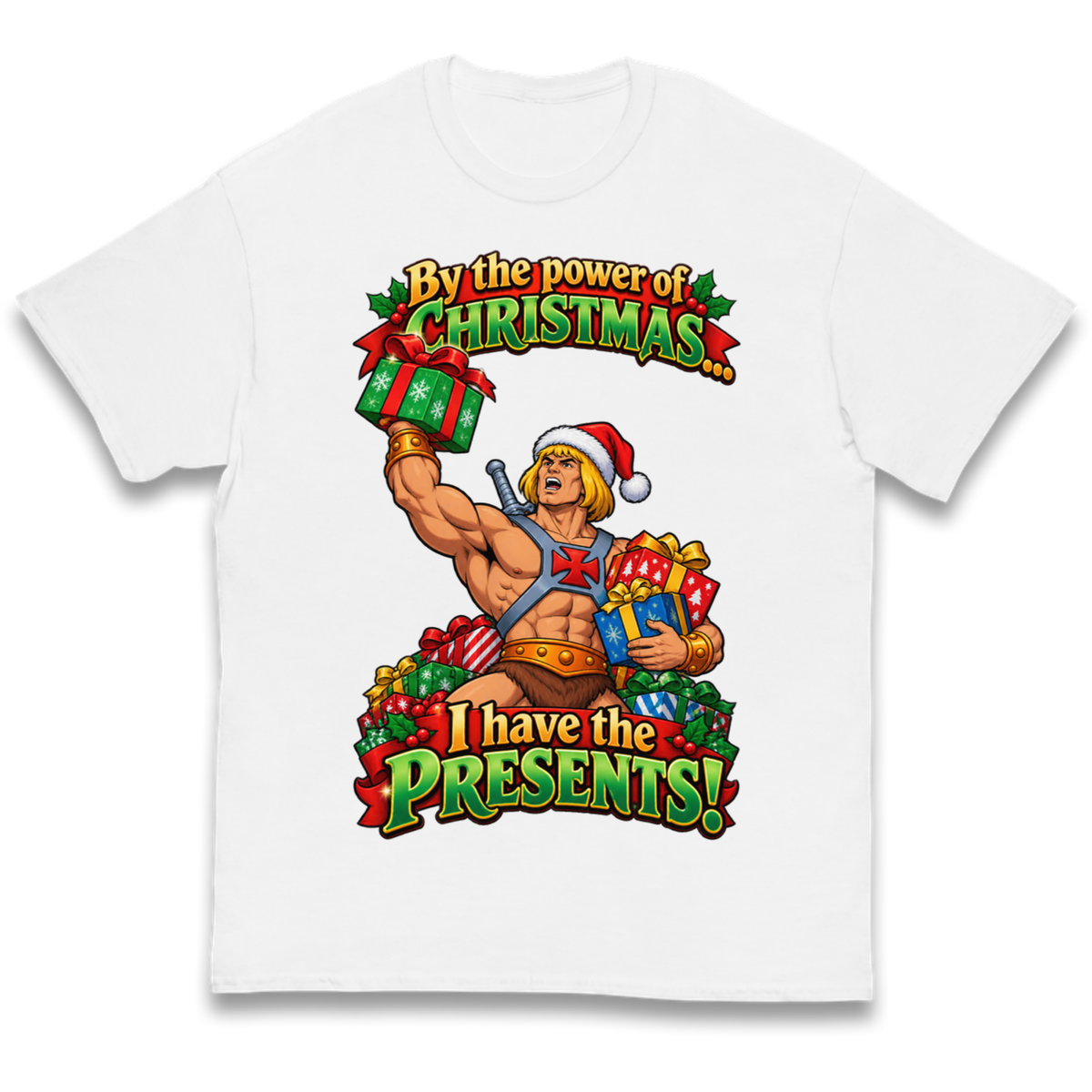 He Man Christmas Kids T-Shirt