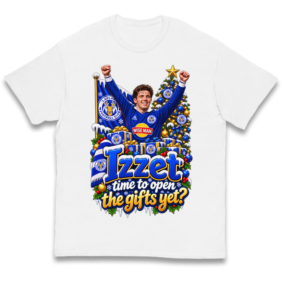 Leicester City Football Christmas Kids T-Shirt