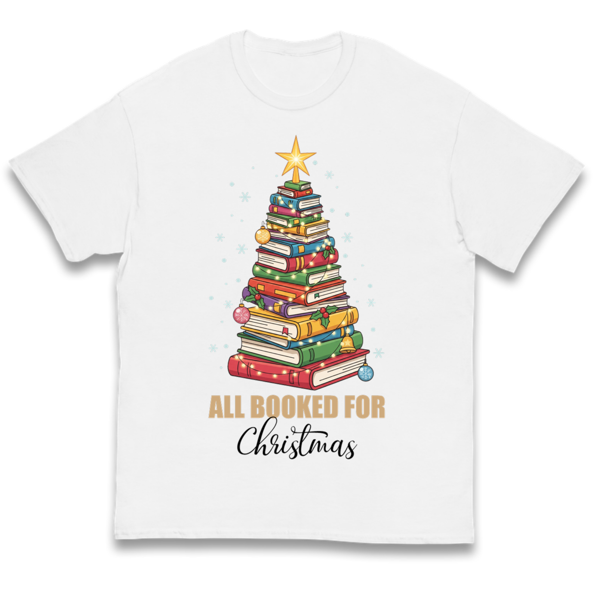 Book Tree Christmas Kids T-Shirt
