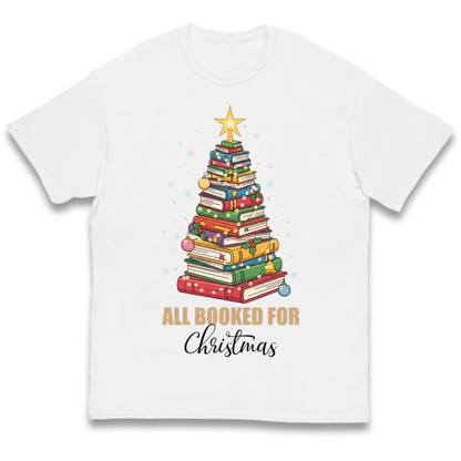 Book Tree Christmas Kids T-Shirt