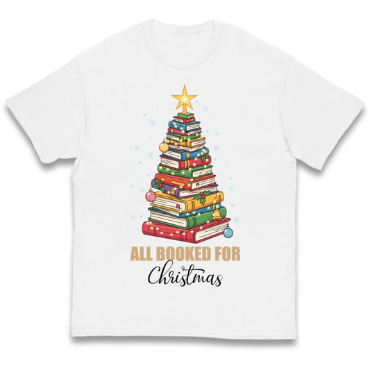 Book Tree Christmas Kids T-Shirt