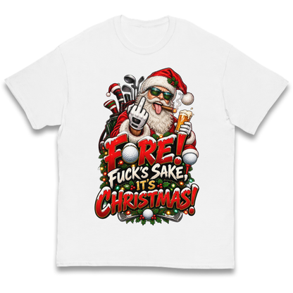Rude Golf Christmas Kids T-Shirt