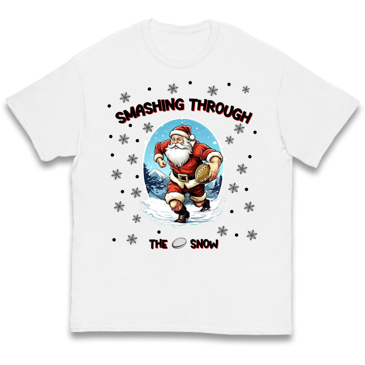 Rugby Santa Clothing Kids T-Shirt