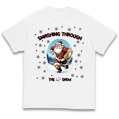 Rugby Santa Clothing Kids T-Shirt