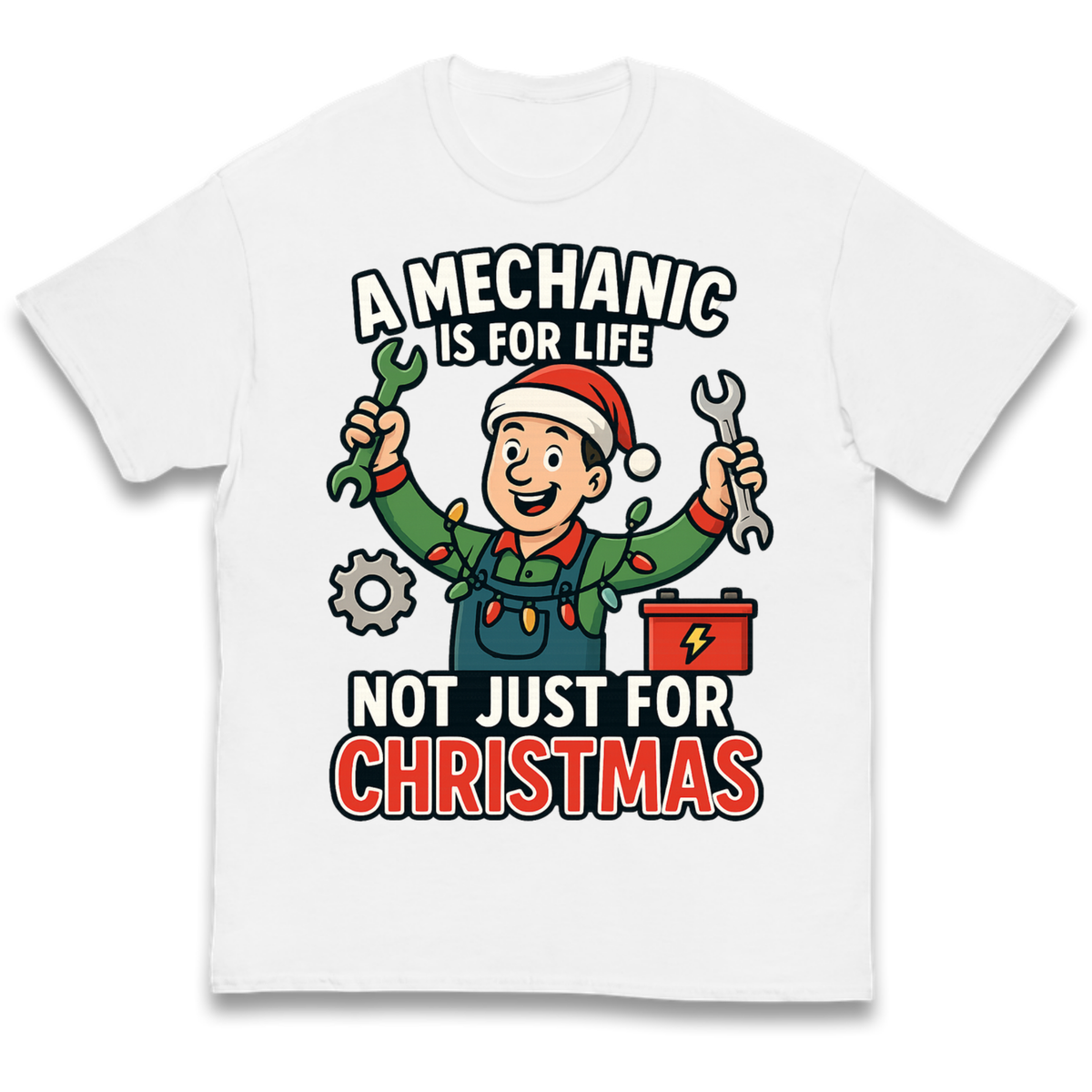 A Mechanic Is For Life Not Just For Christmas Kids T-Shirt