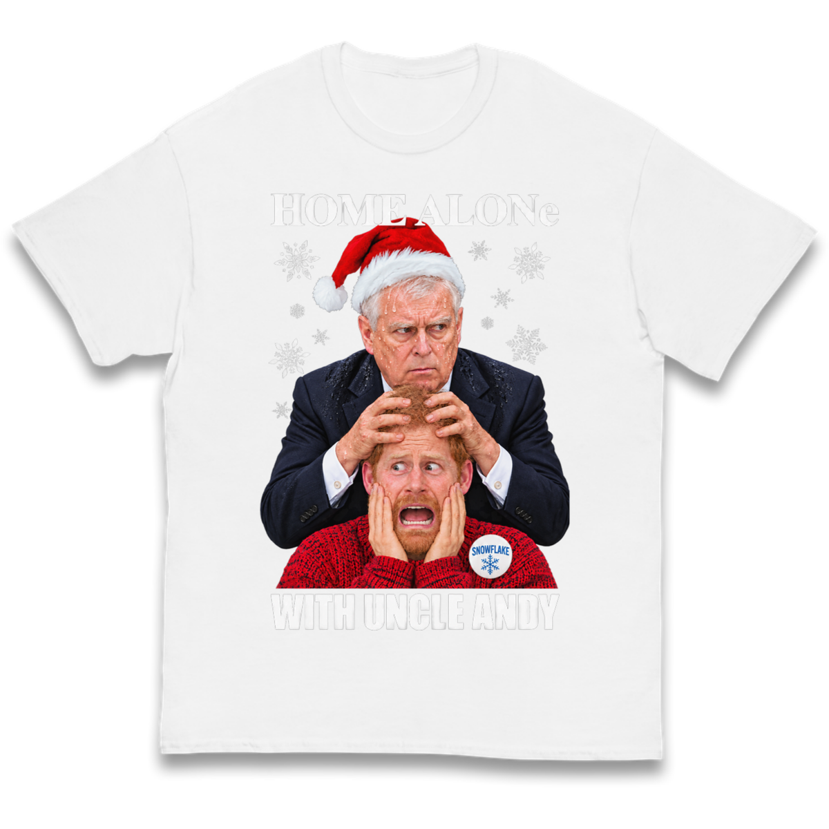 Home Alone Prince Harry Andrew Christmas Kids T-Shirt