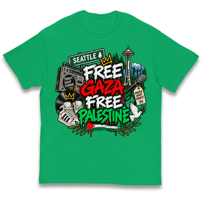 Macklemore Ed Sheeran Tour Palestine Kids T-Shirt