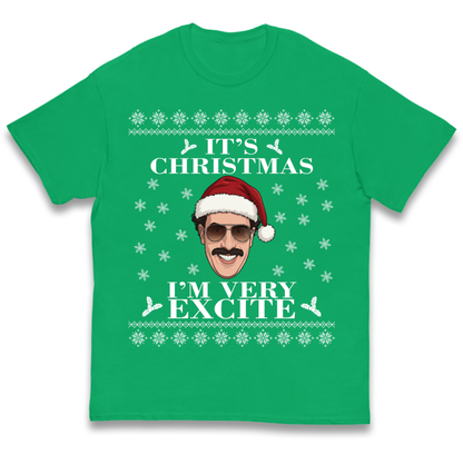 I Very Excite Christmas Kids T-Shirt