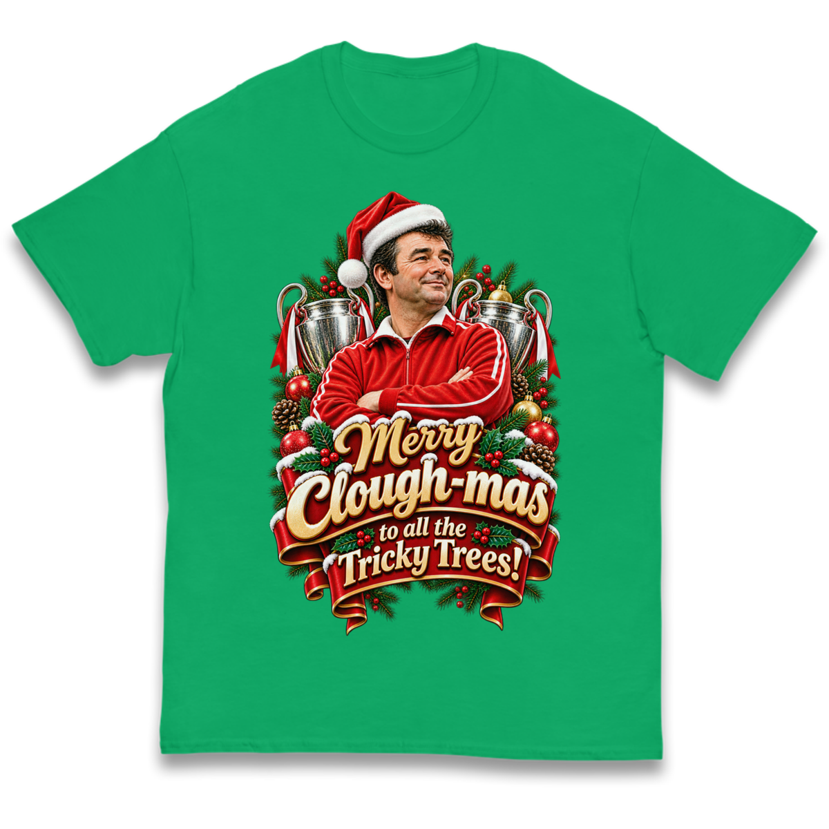 Nottm Forest Football Christmas Kids T-Shirt