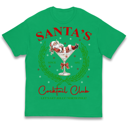 Cocktail Lover Christmas Kids T-Shirt