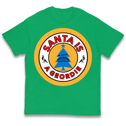 Geordie Santa  Christmas Kids T-Shirt