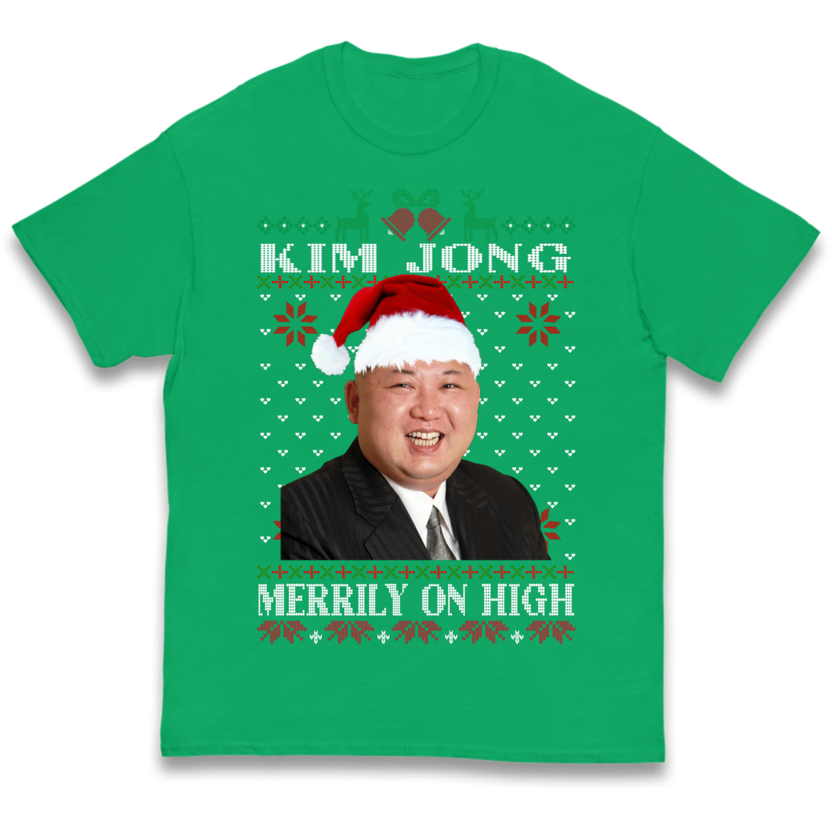 Kim Jong Christmas Kids T-Shirt