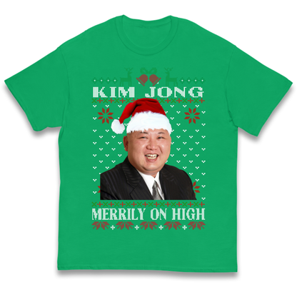 Kim Jong Christmas Kids T-Shirt