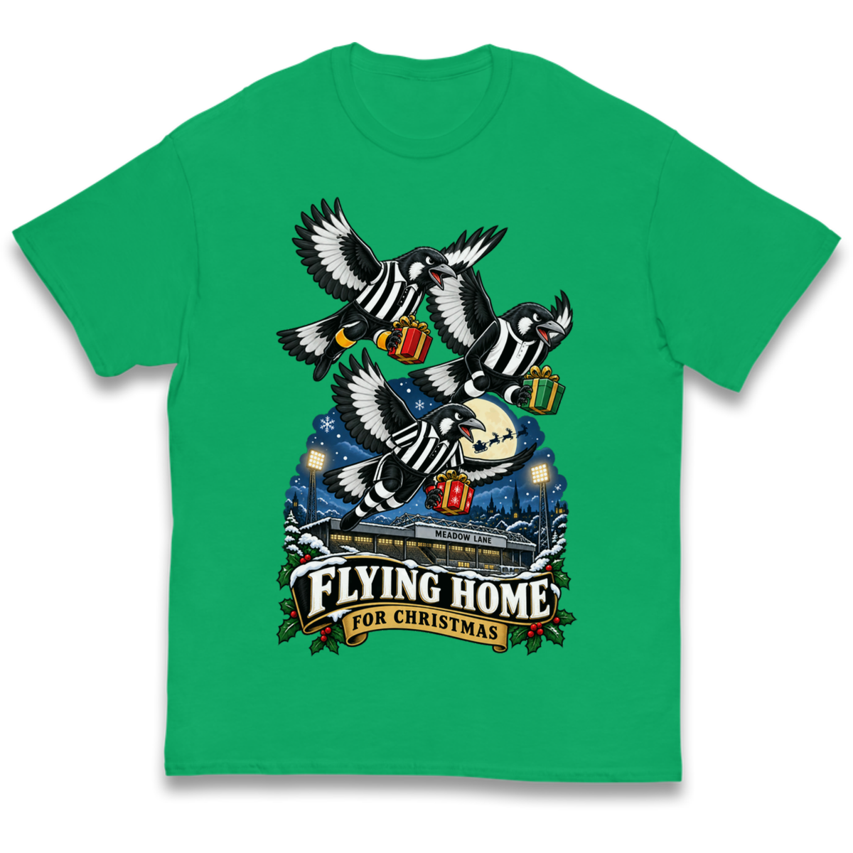 Notts County FC Christmas Kids T-Shirt