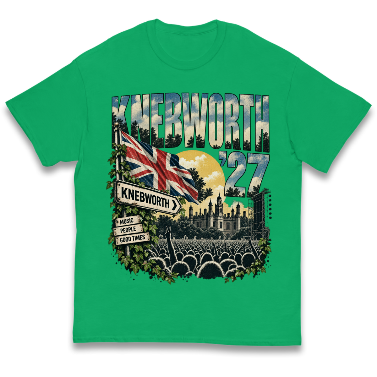 Oasis Knebworth Live '27 Kids T-Shirt