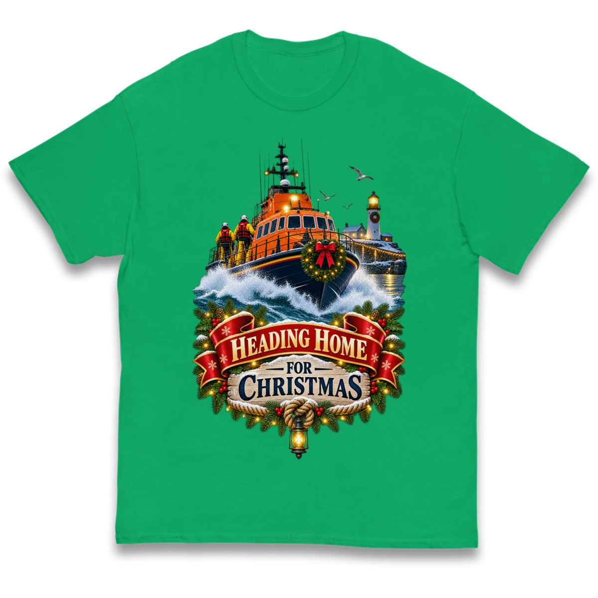RNLI Christmas Kids T-Shirt
