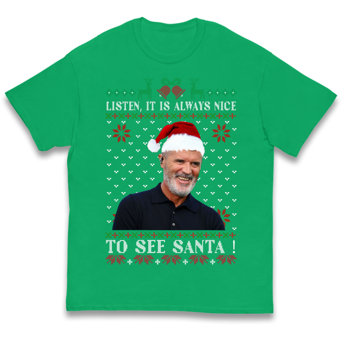 Roy Keane Christmas Kids T-Shirt