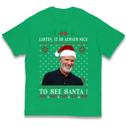 Roy Keane Christmas Kids T-Shirt