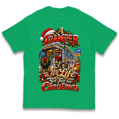 Trucker Christmas Kids T-Shirt
