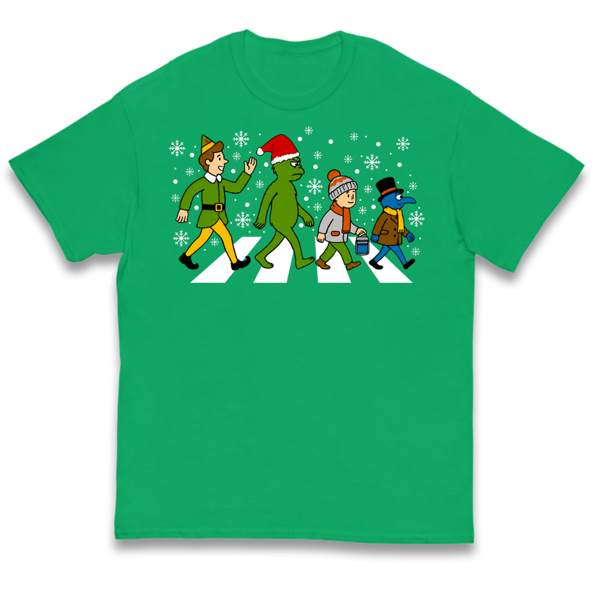 Abbey Road Walk Christmas jumper Kids T-Shirt