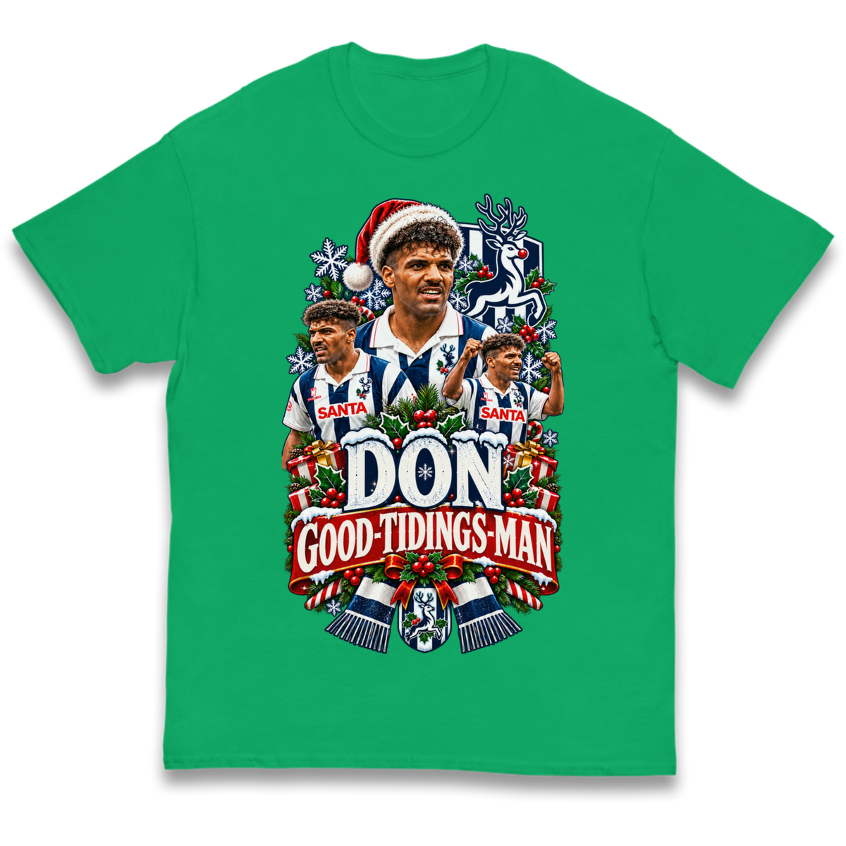 West Bromwich Albion Christmas Kids T-Shirt