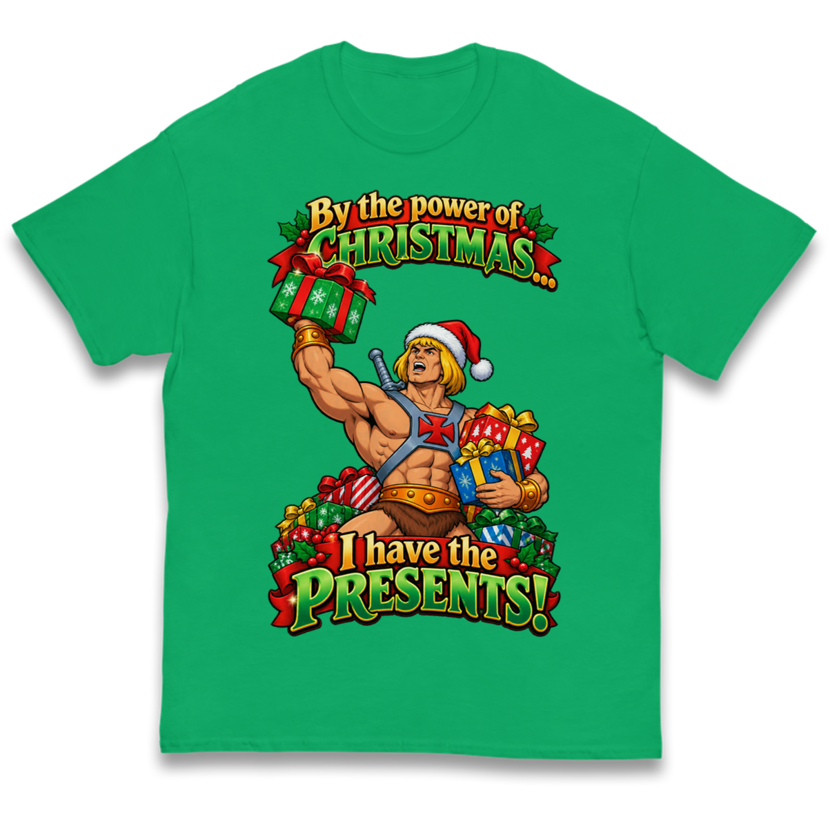 He Man Christmas Kids T-Shirt